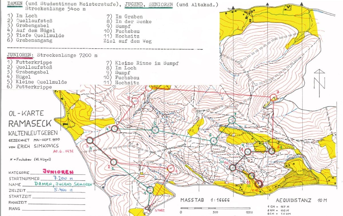 Karte Ramaseck 1971