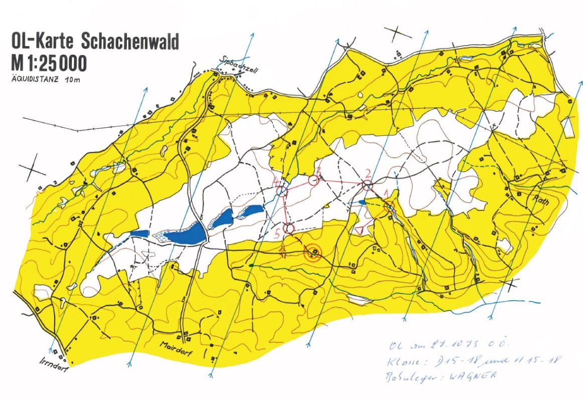 Karte Schachenwald