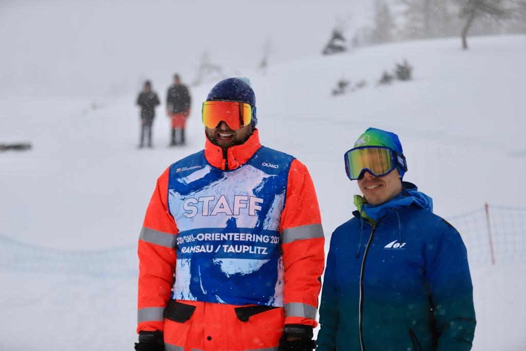 Adrian Wickert und Christian Spoerry, Ski-O Weltcup 2023, Foto Rainer Burmann